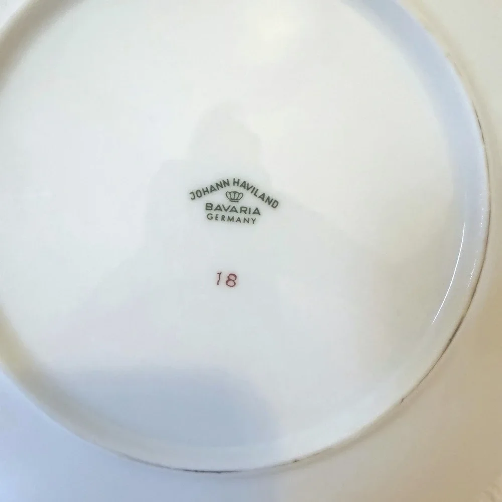 Vintage Set Of 2 Johann Haviland Fruit Salad Plates